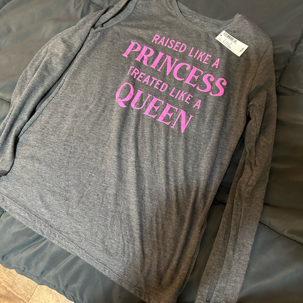Girls 10/12 long sleeve top